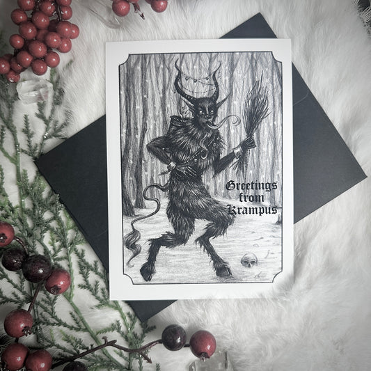 Greetings from Krampus - Holiday Card