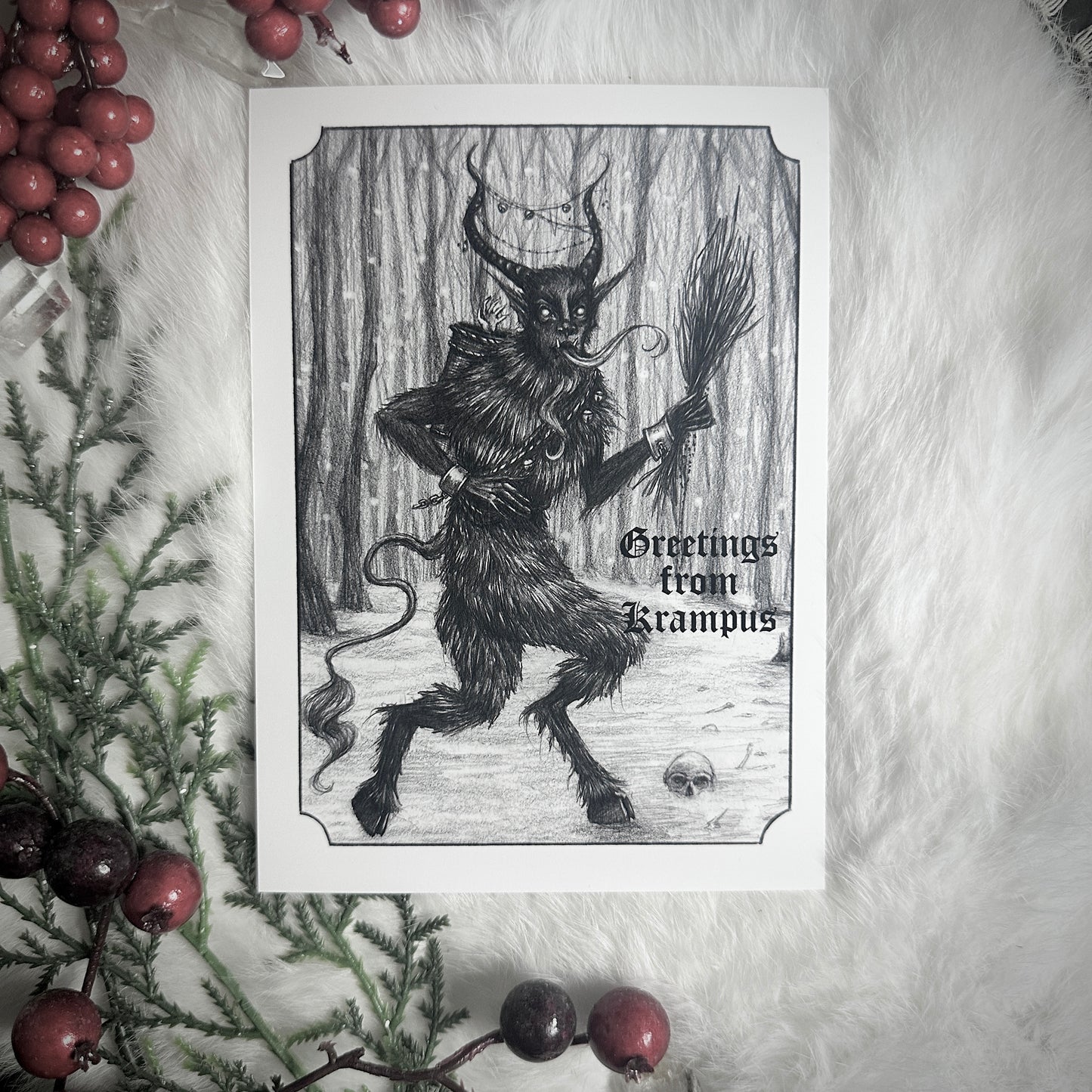 Greetings from Krampus - Holiday Card
