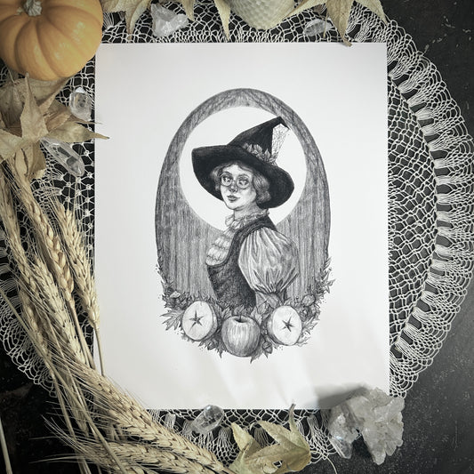 Mabon Witch - Fine Art Print
