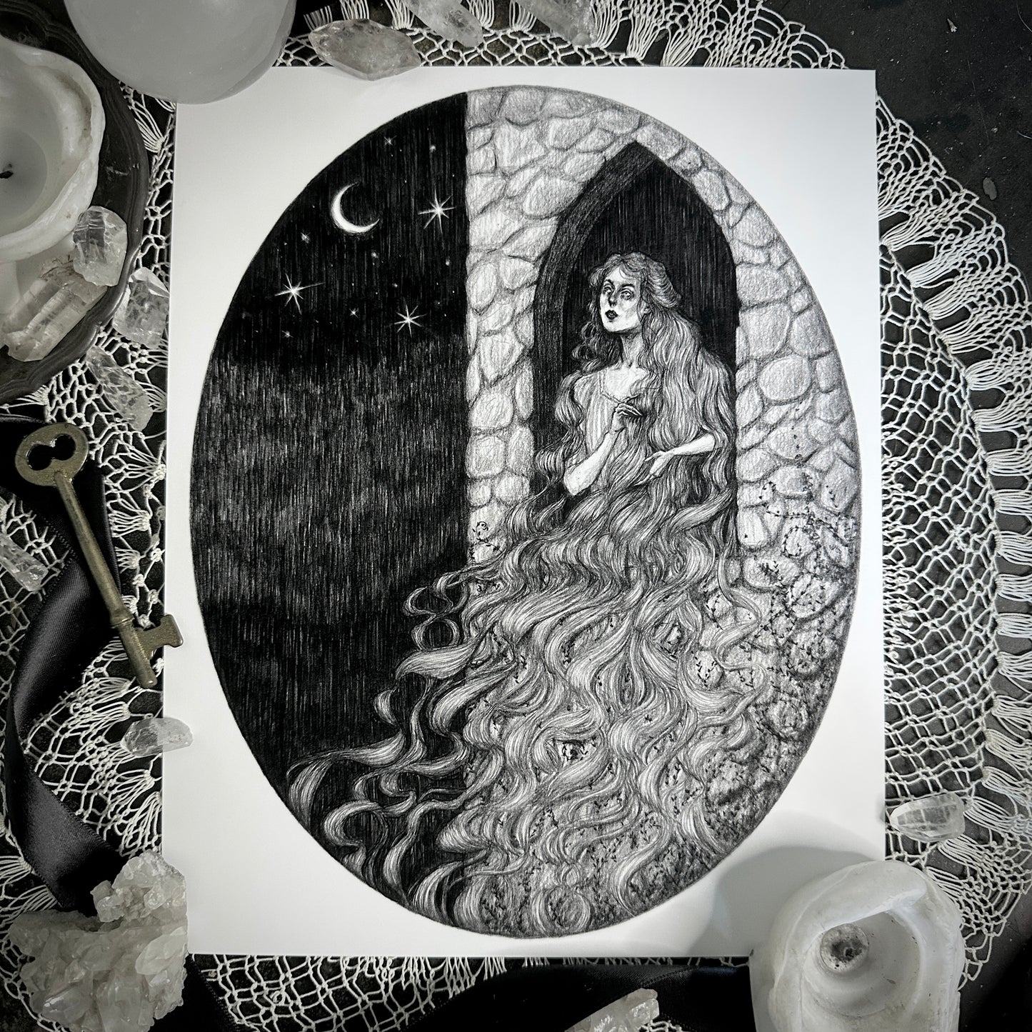 Rapunzel - Fine Art Print