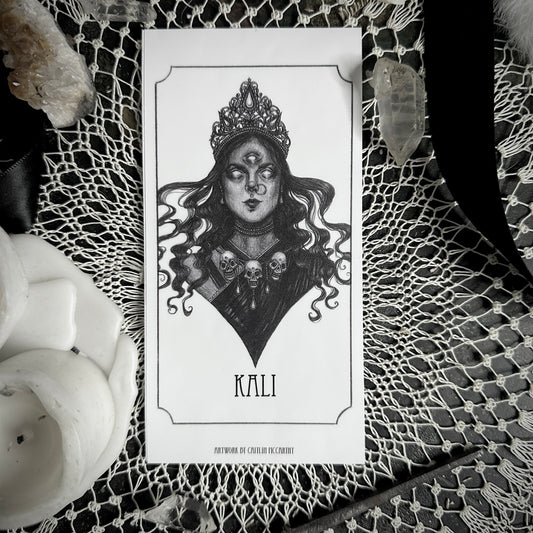 Kali Devotional Candle Sticker - 3x6” High Quality Vinyl Sticker
