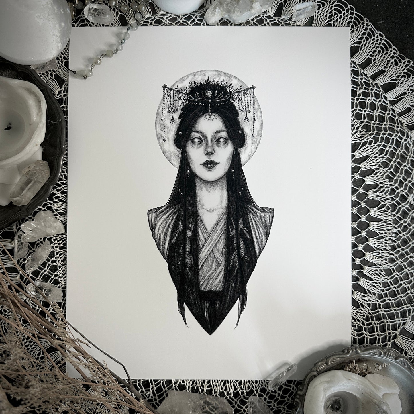 Chang’e - Fine Art Print - Chinese Goddess of the Moon & Beauty