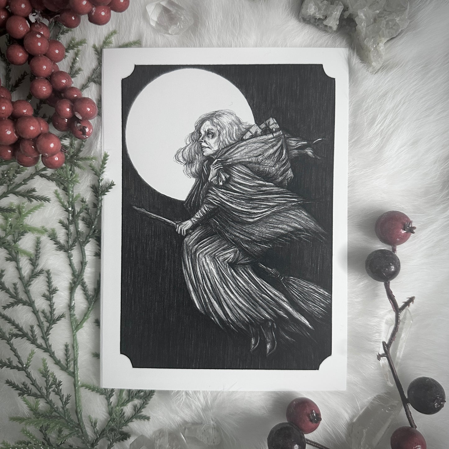 La Befana The Christmas Witch - Holiday Card
