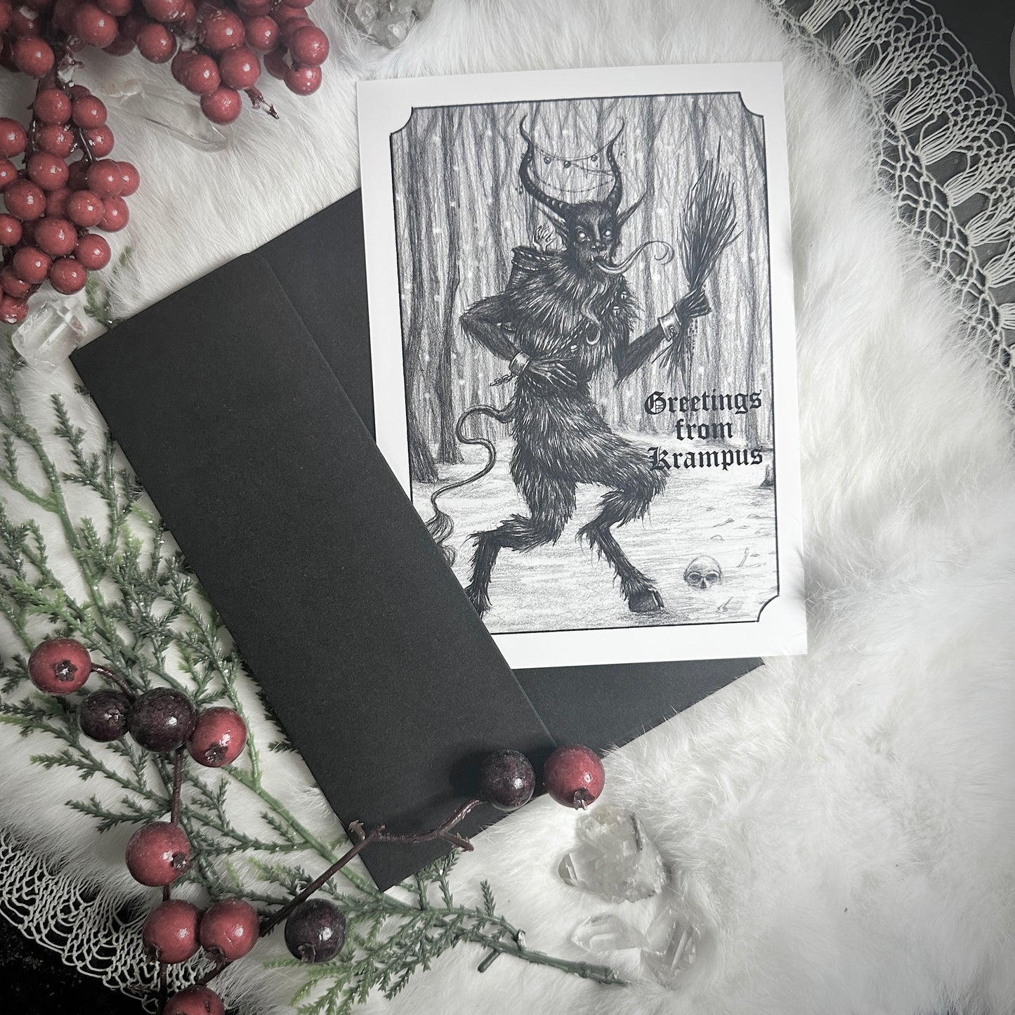 Greetings from Krampus - Holiday Card