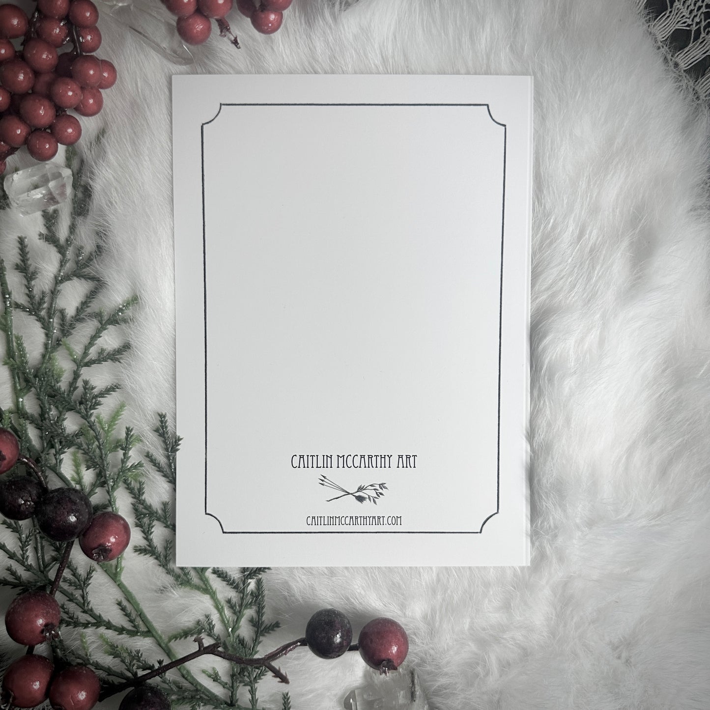 Lady Krampus - Holiday Card