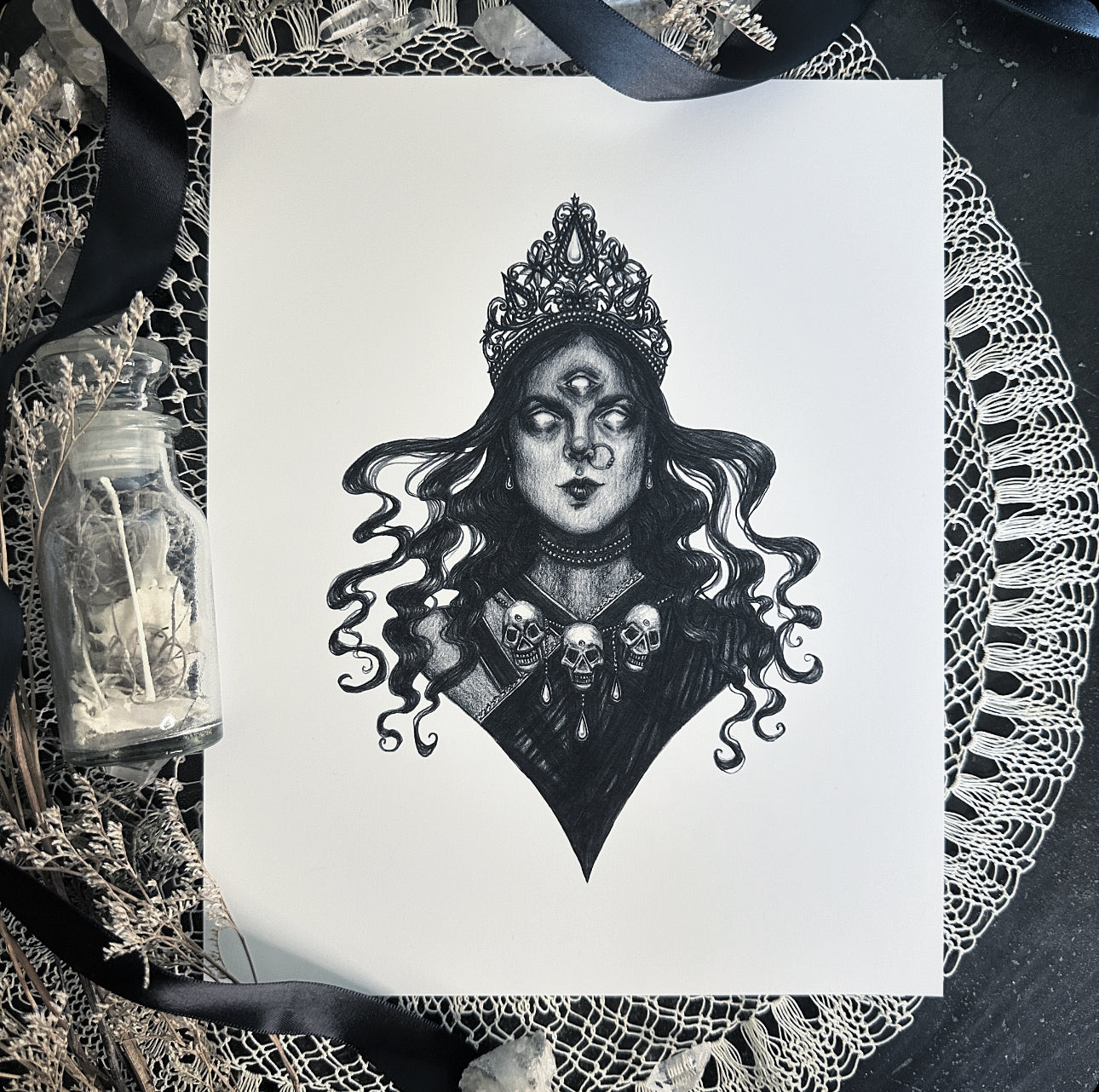 Kali - Fine Art Print - Hindu Goddess of Death & Destruction