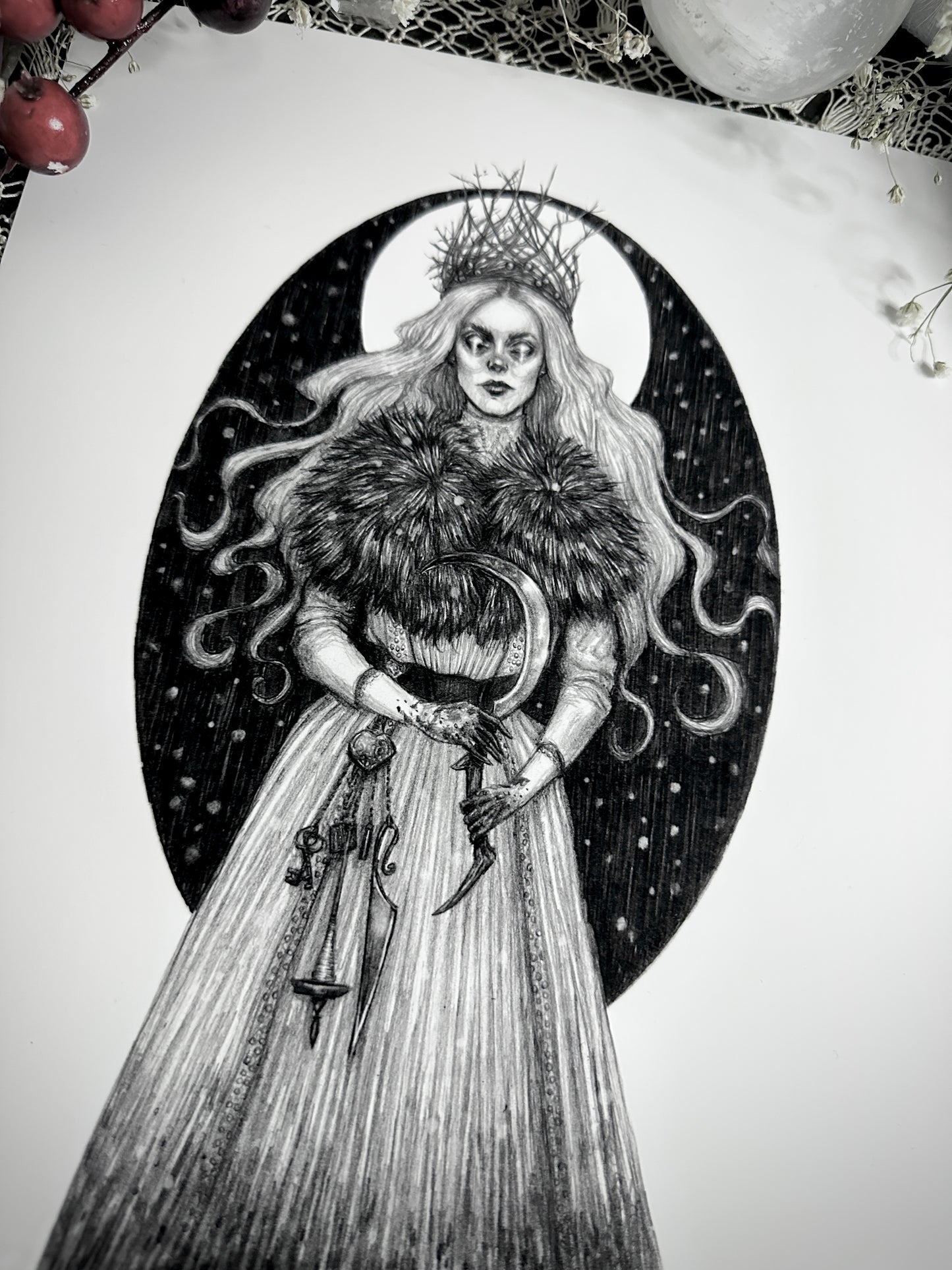 Frau Perchta - Fine Art Print