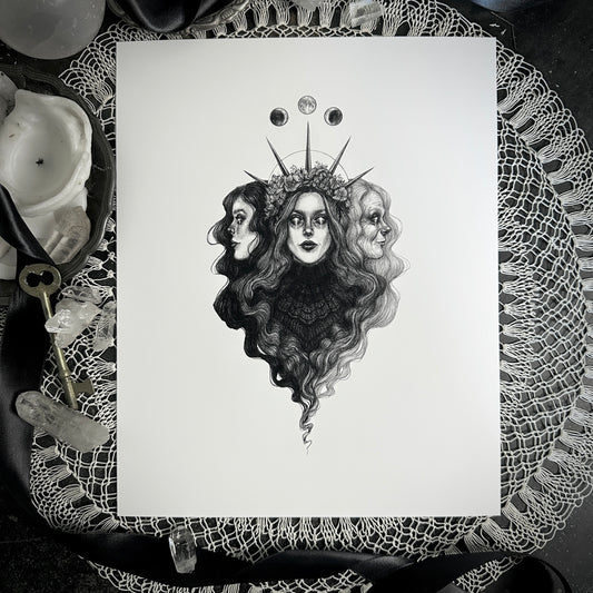 The Triple Goddess - Fine Art Print - Maiden, Mother, & Crone