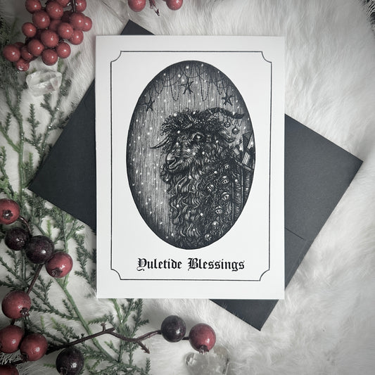Yule Goat - Holiday Card