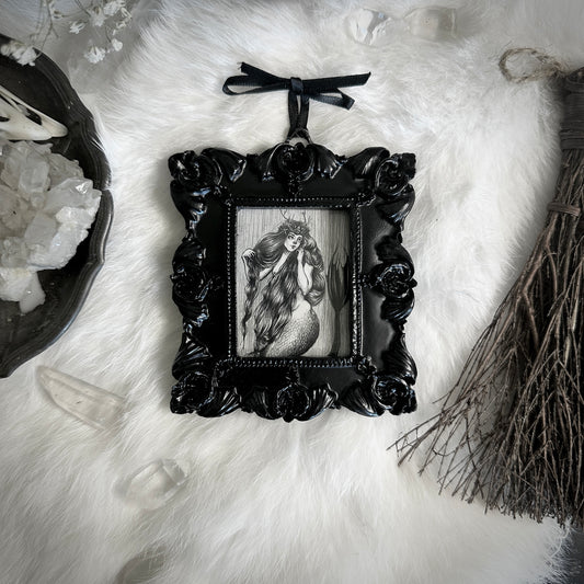 The Mermaid Queen - Mini Frame Print