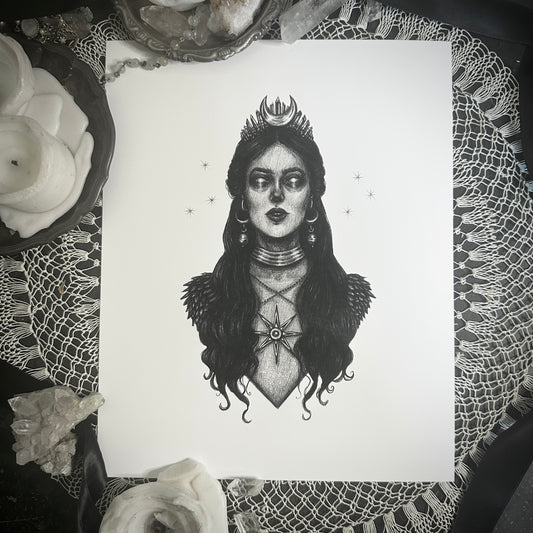 Ishtar - Fine Art Print - Mesopotamian Goddess of War & Sexual Love