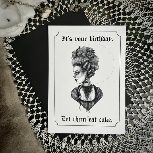 Let Them Eat Cake - Birthday Card