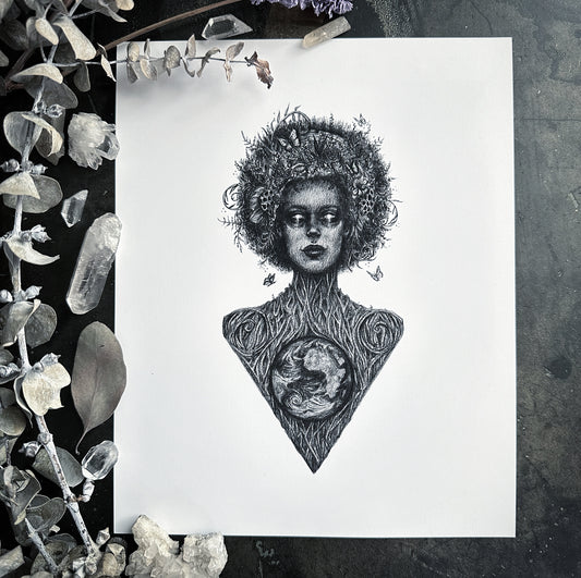 Gaia - Fine Art Print - Greek Goddess & Personification of Earth