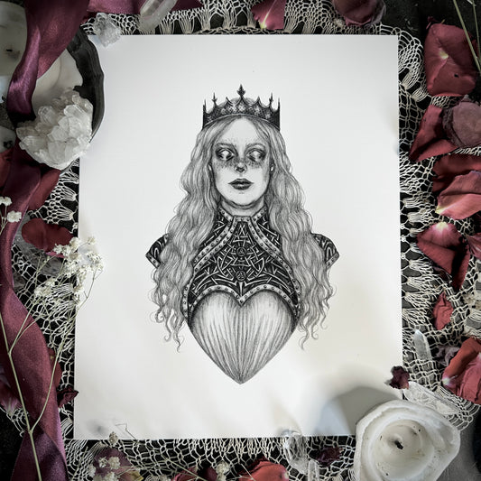 Medb Fine Art Print - Irish Goddess of Sovereignty, War, Sexuality & Death