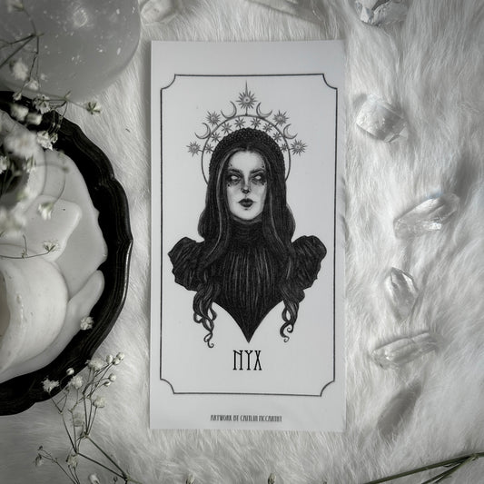 Nyx Devotional Candle - 3x6” High Quality Vinyl Sticker