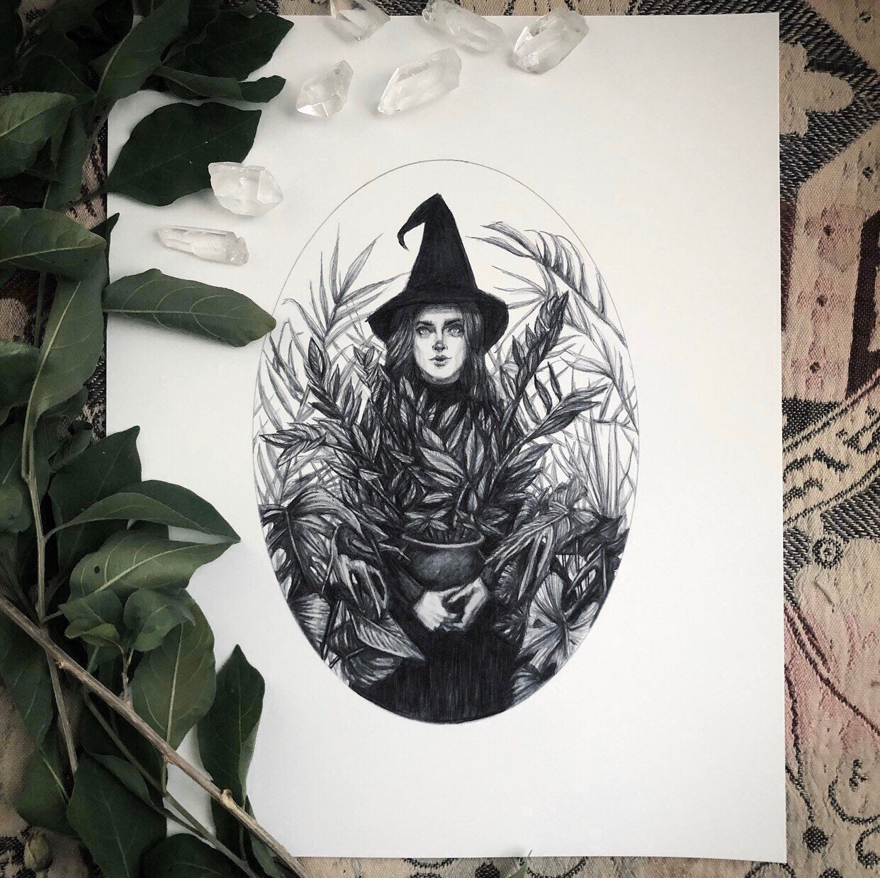 Green Witch - Fine Art Print