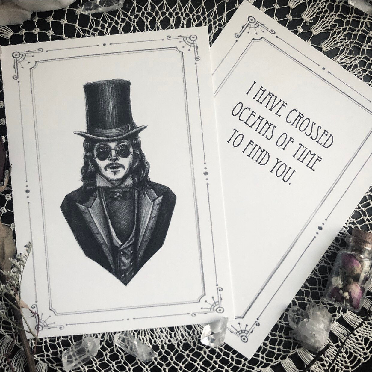 Dracula Card - 5x7” Double Sided Card