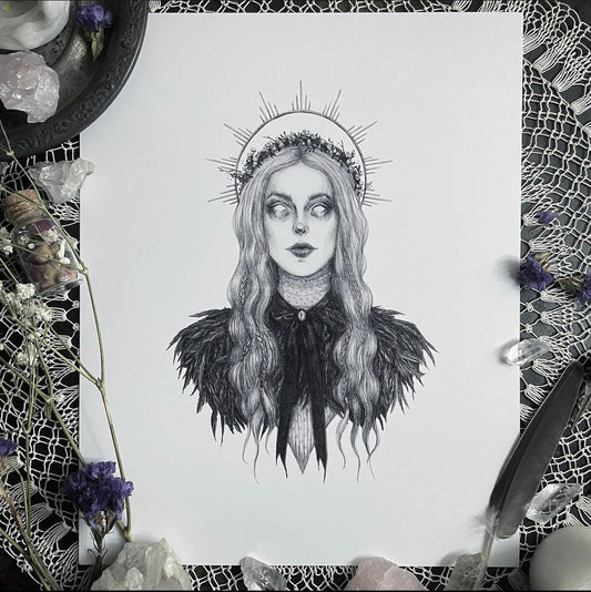 Freya - Fine Art Print - Norse Goddess of Love, Beauty, & Fertility