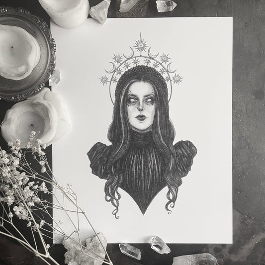 Nyx - Fine Art Print - Greek Goddess of the Night