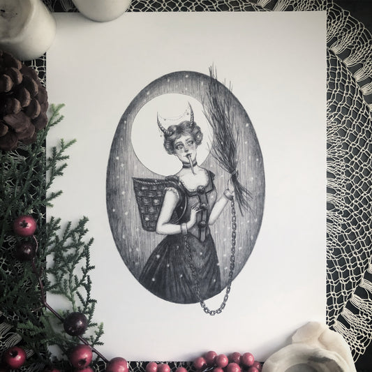 Lady Krampus - Fine Art Print
