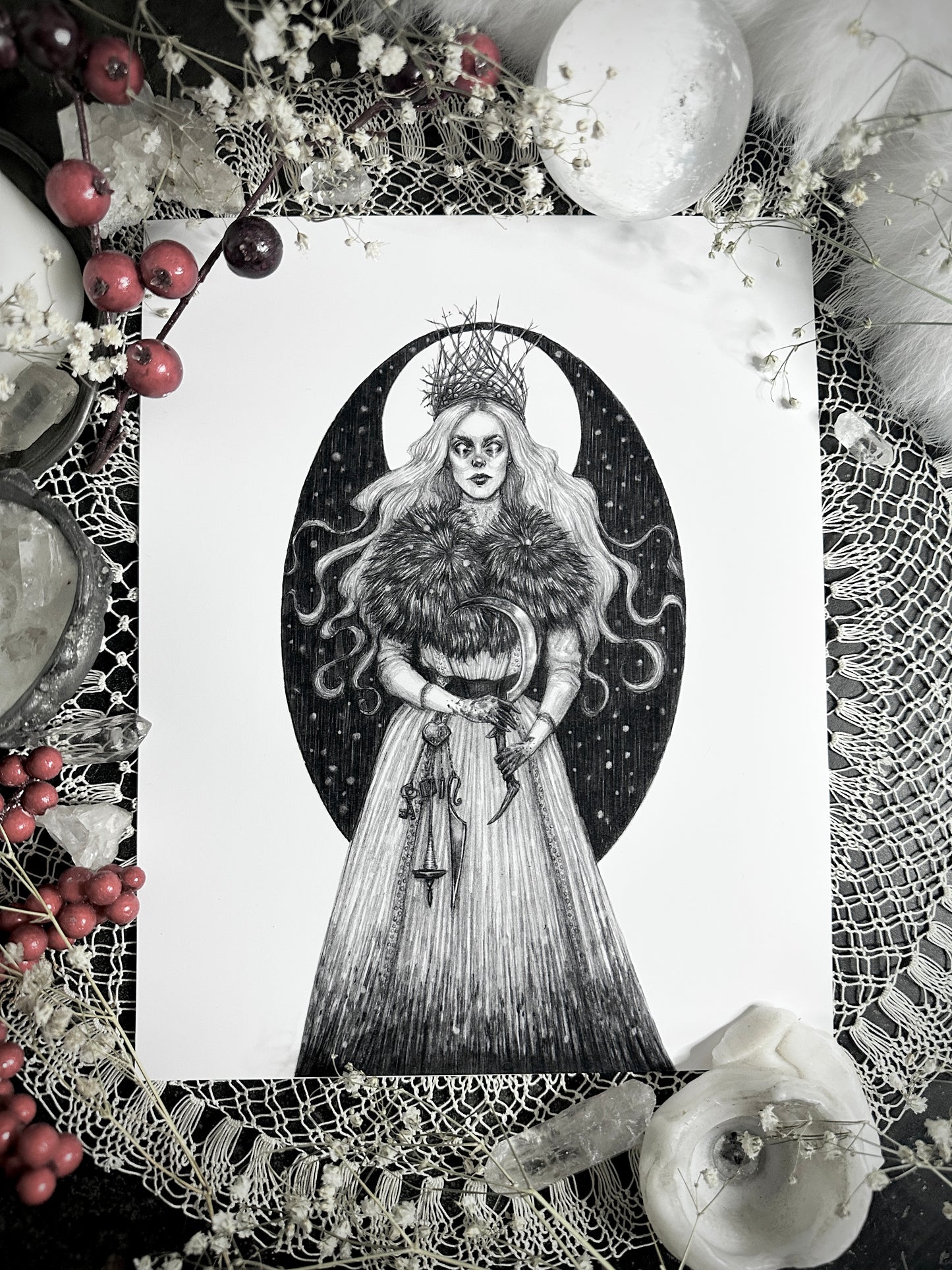 Frau Perchta - Fine Art Print