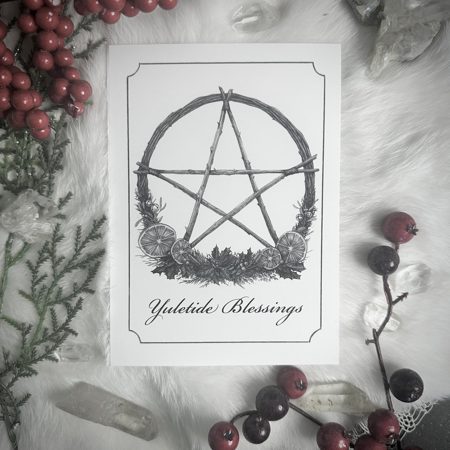 Yuletide Blessings Card