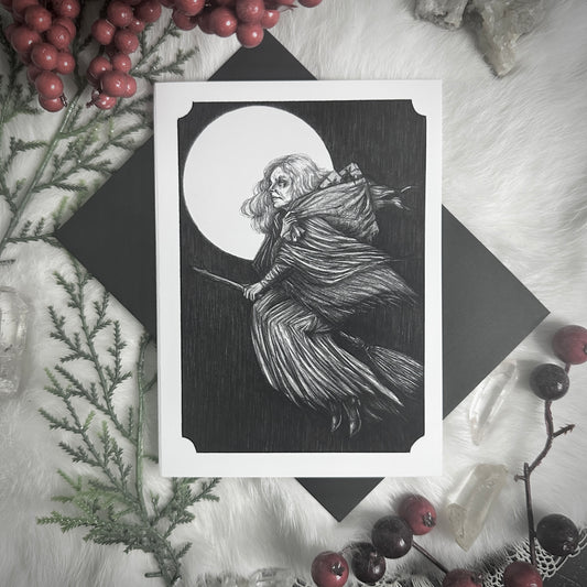 La Befana The Christmas Witch - Holiday Card