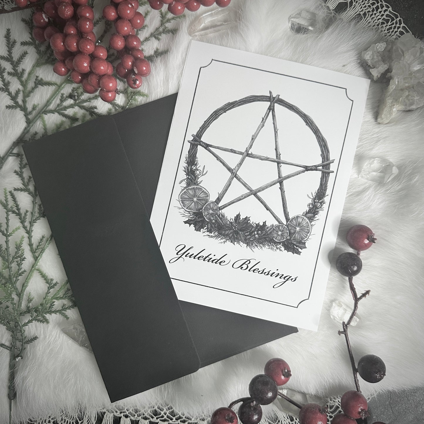 Yuletide Blessings Card