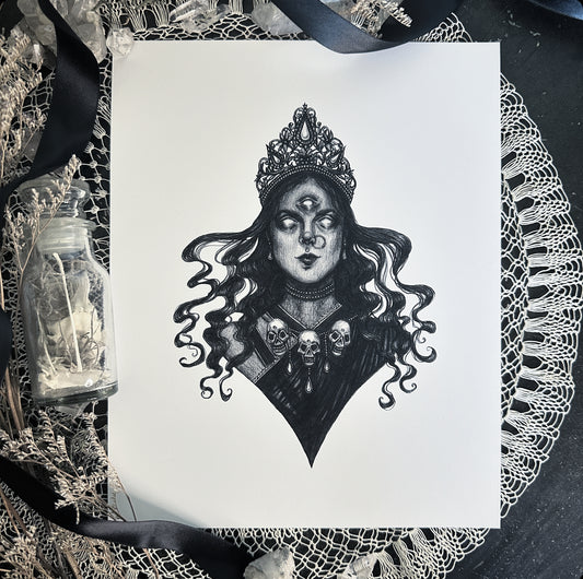 Kali - Fine Art Print - Hindu Goddess of Death & Destruction