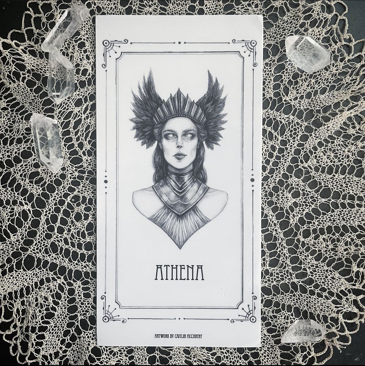 Athena Devotional Candle Sticker - 3x6” High Quality Vinyl Sticker
