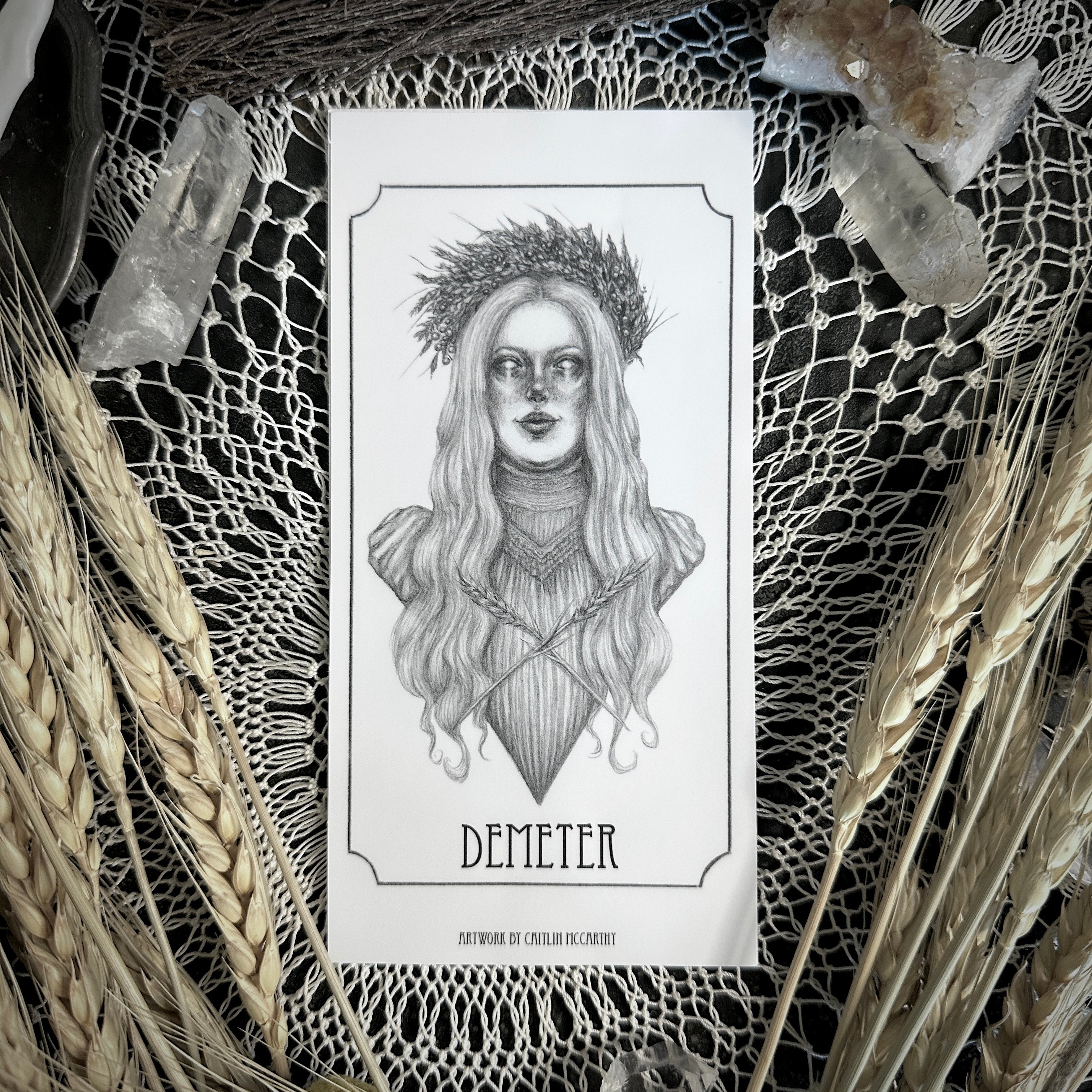 Demeter Devotional Candle Sticker - 3x6” High Quality Vinyl Sticker ...
