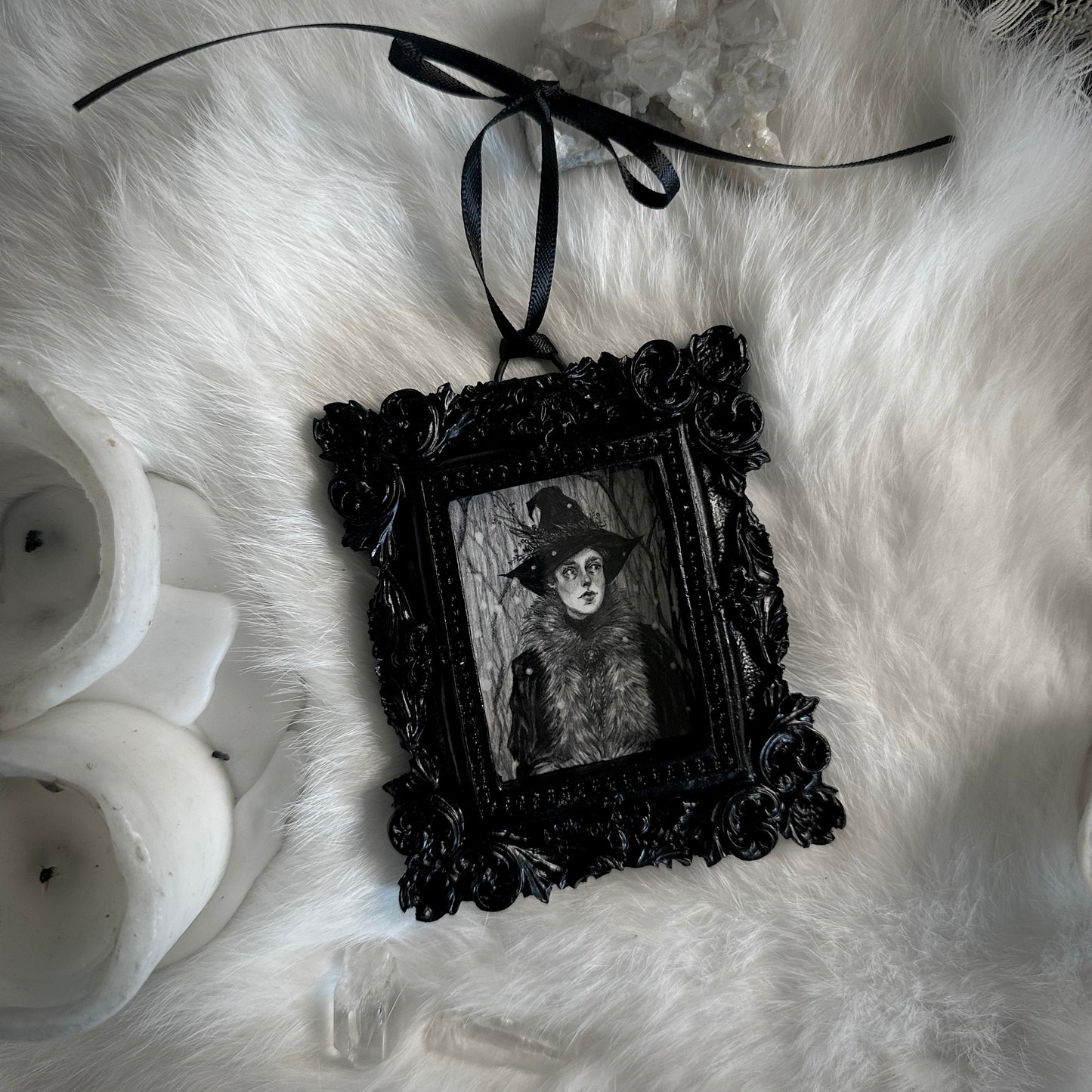 Winter Witch Ornament