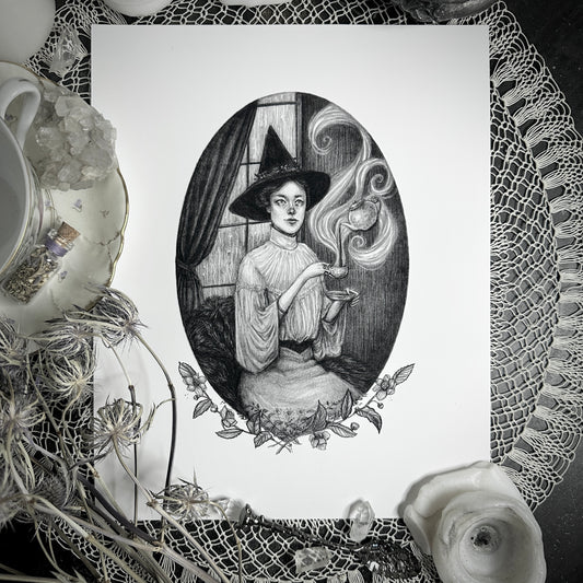 Tea Witch - Fine Art Print