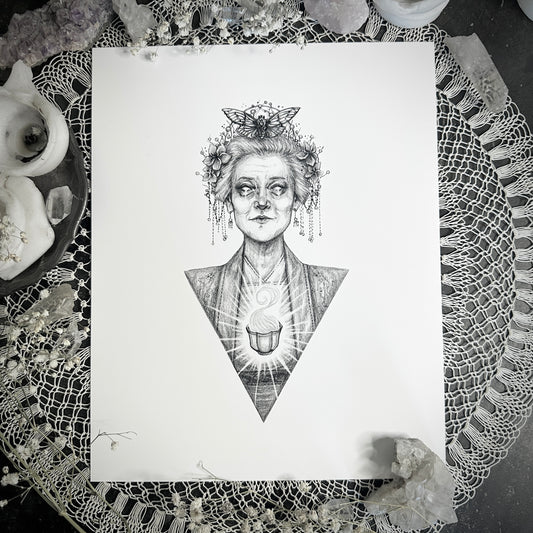Meng Po Fine Art Print - Chinese Goddess of Memory & Reincarnation