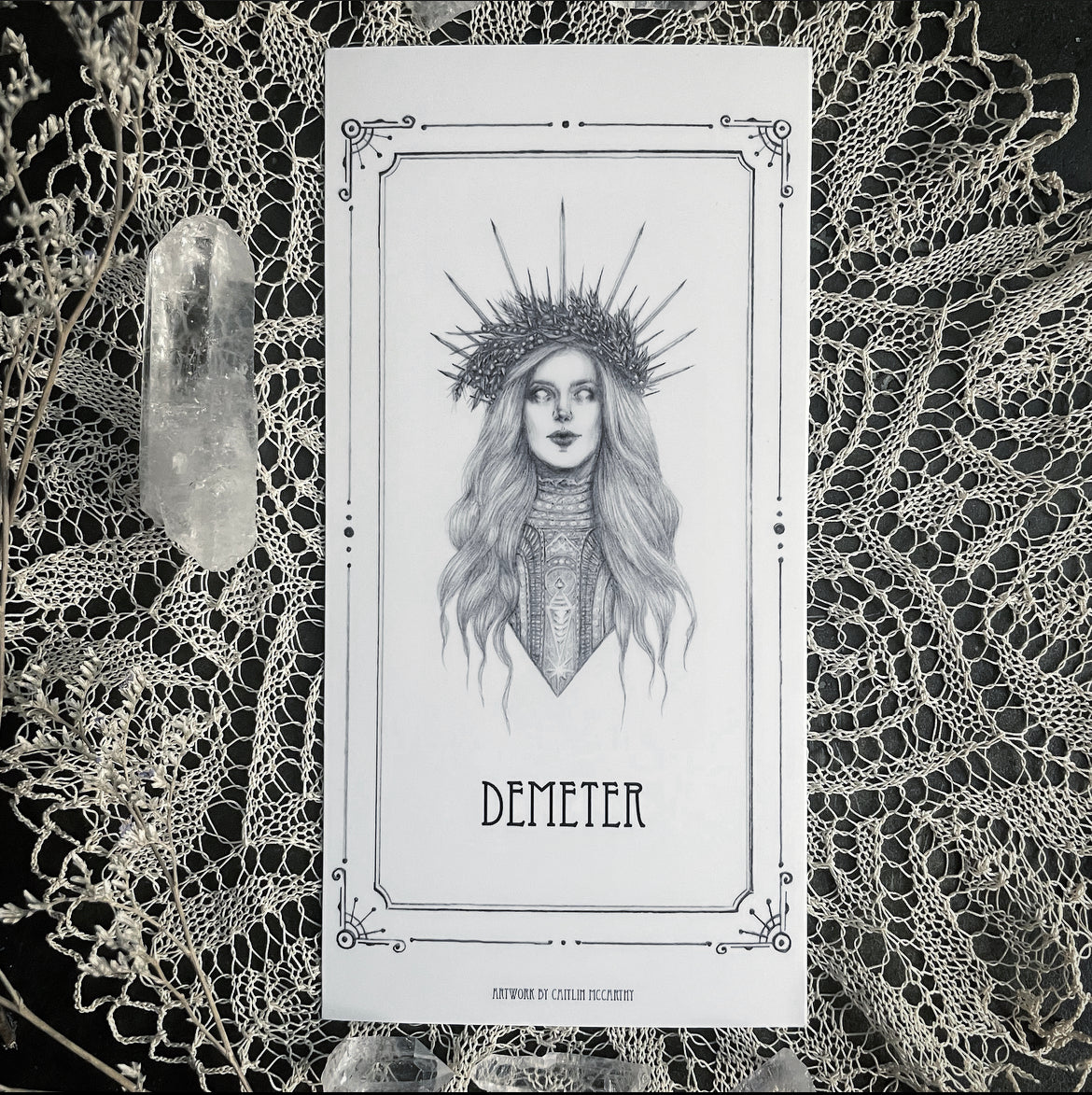 Demeter Devotional Candle Sticker - 3x6” High Quality Vinyl Sticker ...