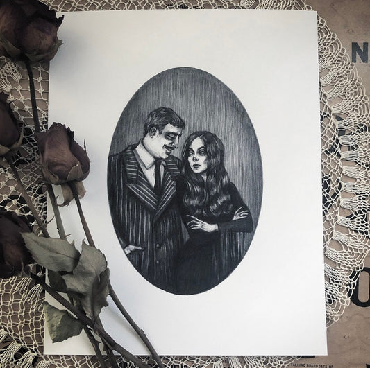 Cara Mia - Fine Art Print - Gomez & Morticia