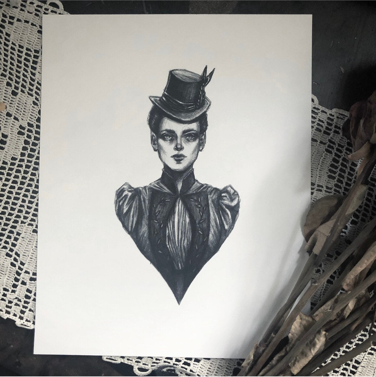 Dracula and Mina Fine Art Print Set - Bram Stoker’s Dracula