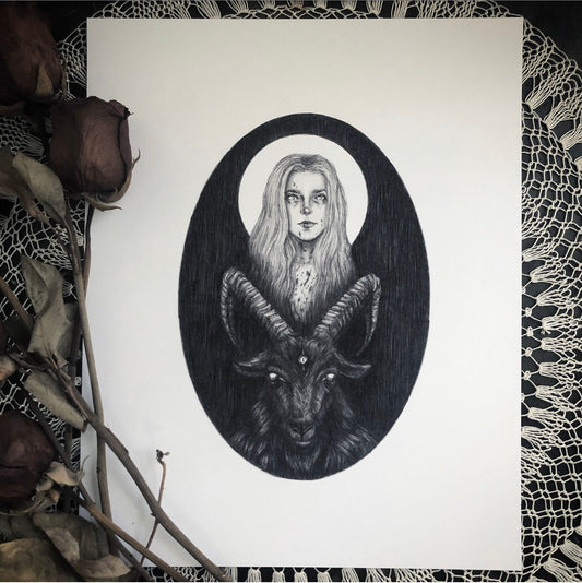 Black Phillip - Fine Art Print