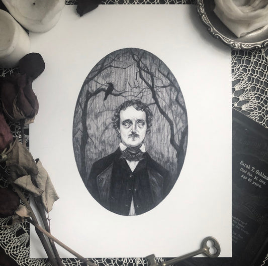Edgar Allan Poe - Fine Art Print