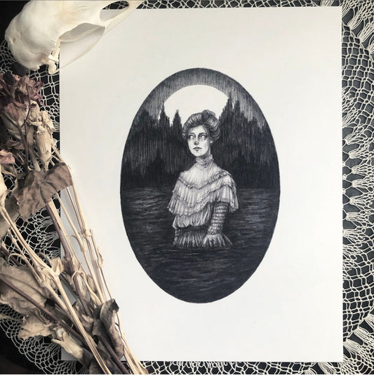 The Lady in the Lake - Fine Art Print