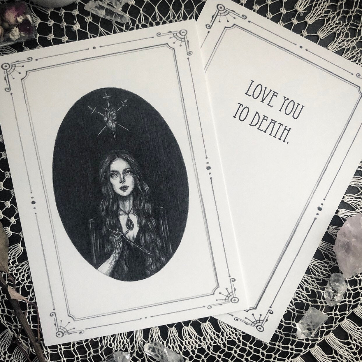 The Love Witch Card - 5x7” Double Sided Card