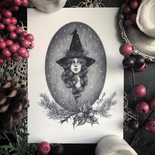 Yule Witch - Fine Art Print