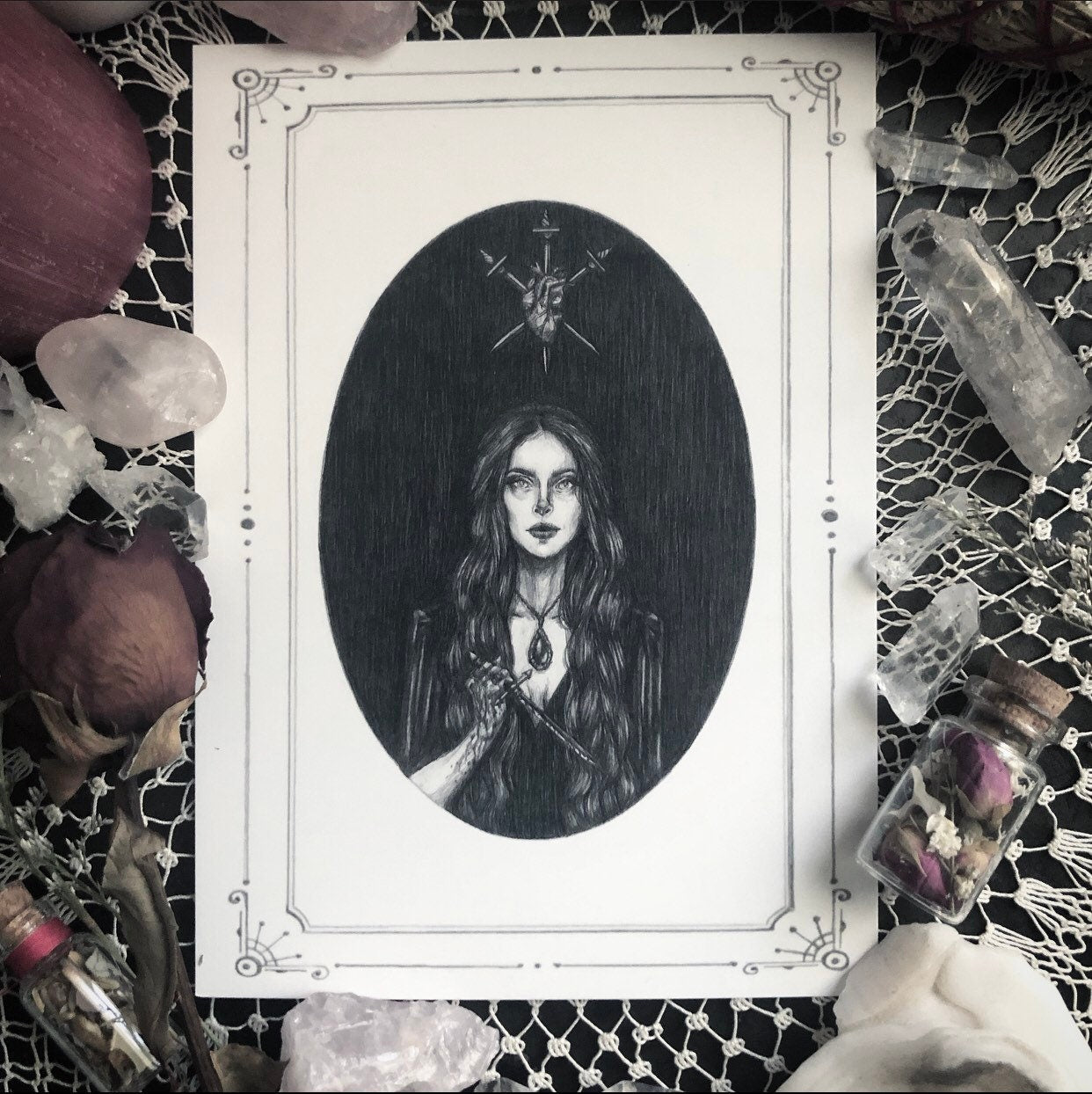 The Love Witch Card - 5x7” Double Sided Card