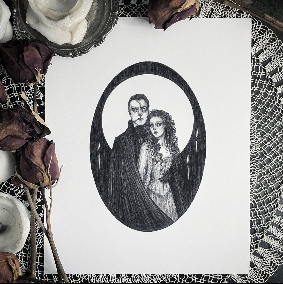 Music of the Night - Fine Art Print - Phantom of the Opera