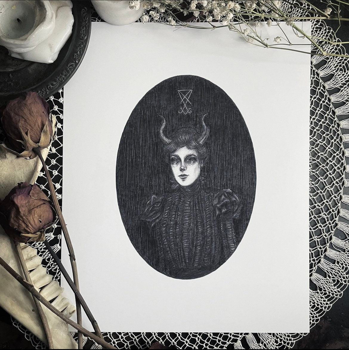 Lady Lucifer - Fine Art Print