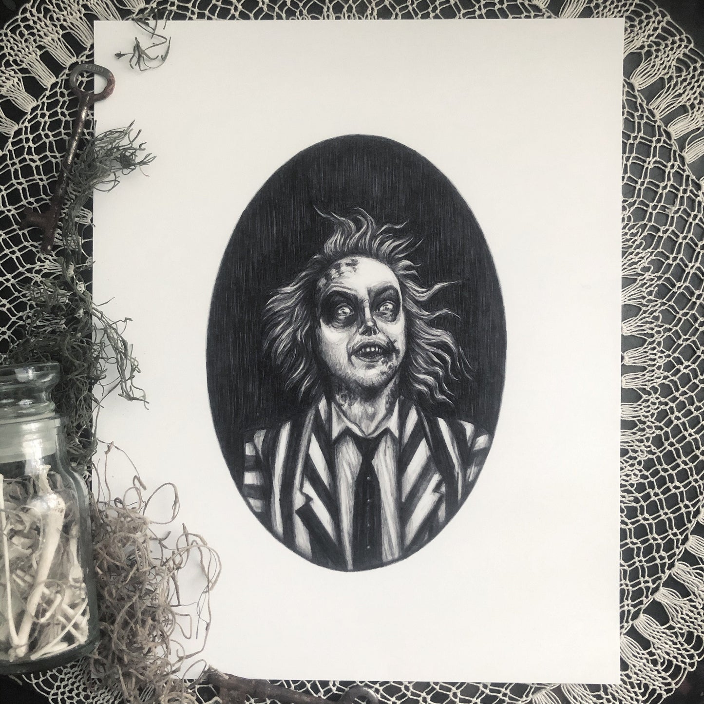 Beetlejuice & Lydia - Fine Art Print Set