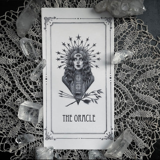 The Oracle Devotional Candle Sticker - 3x6” High Quality Vinyl Sticker