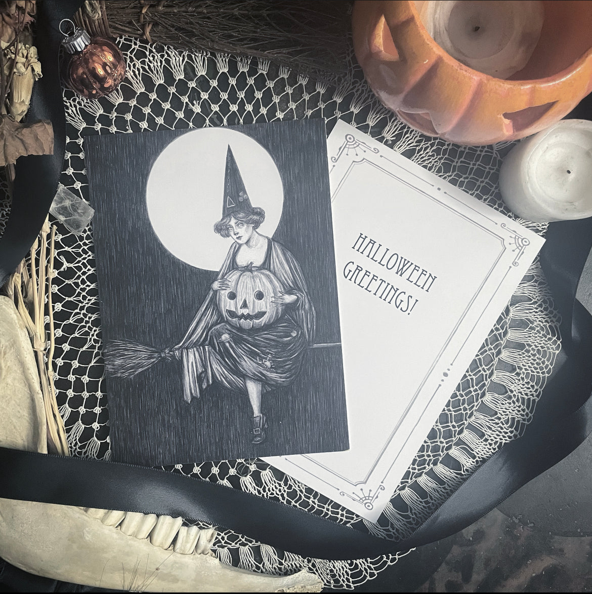 All Hallows’ Card - 5x7” Double Sided Halloween Card