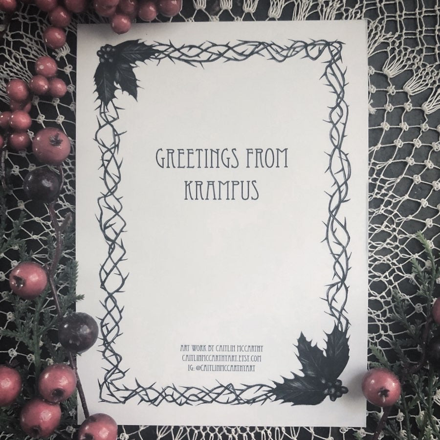 Krampus - Holiday Card