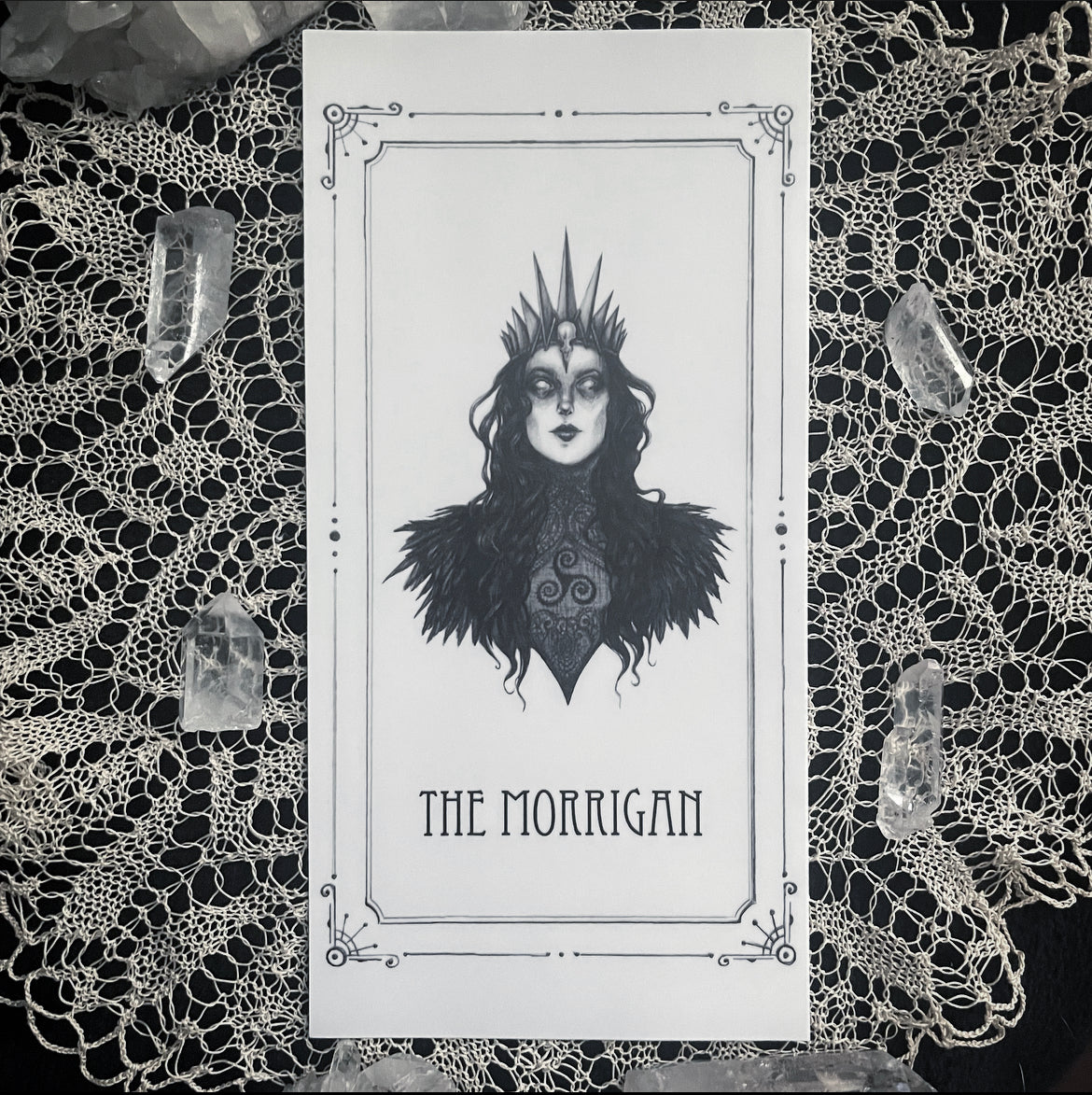 The Morrigan Devotional Candle Sticker - 3x6” High Quality Vinyl Sticker